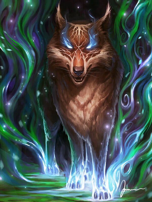 Wolf art print