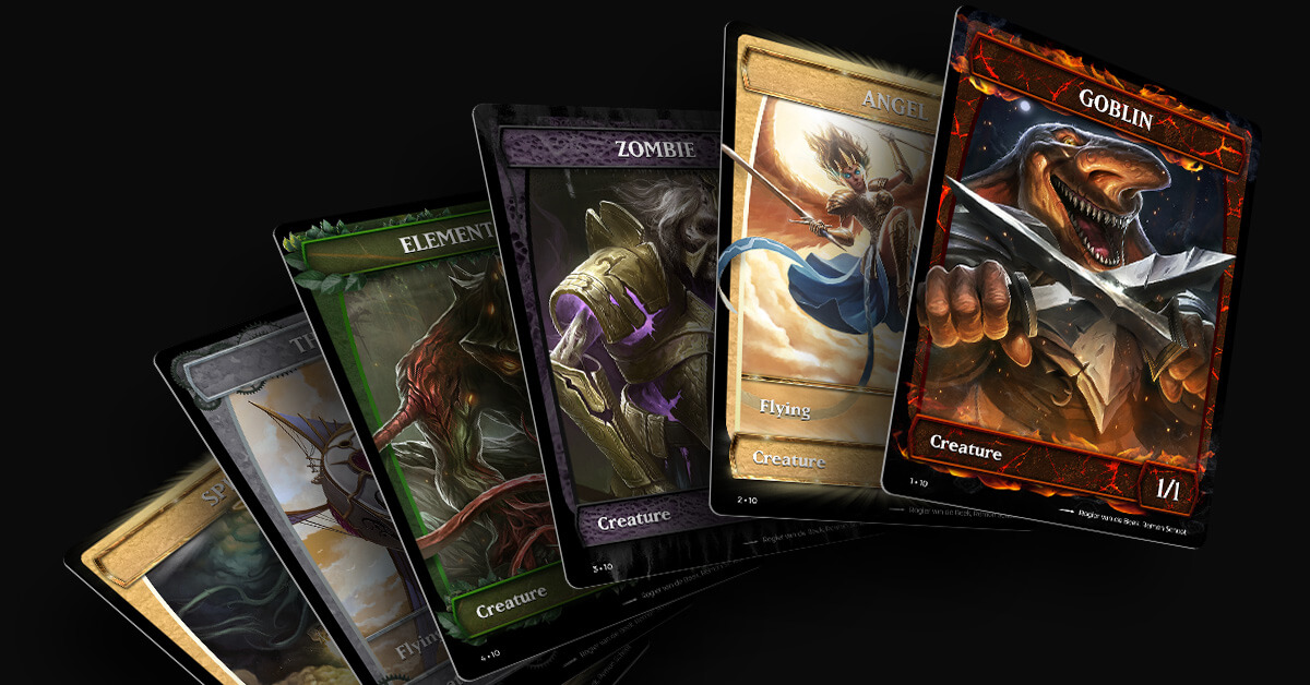 Premium token cards